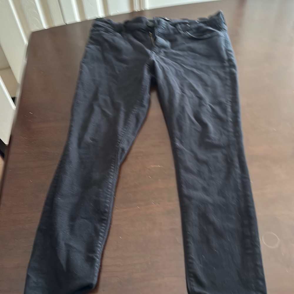 Black stretch Express jeans